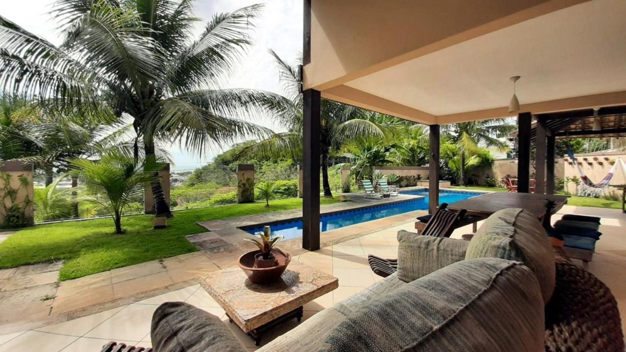 Casa Com Vista Para O Mar De Taperapuan Porto Seguro Eksteriør billede