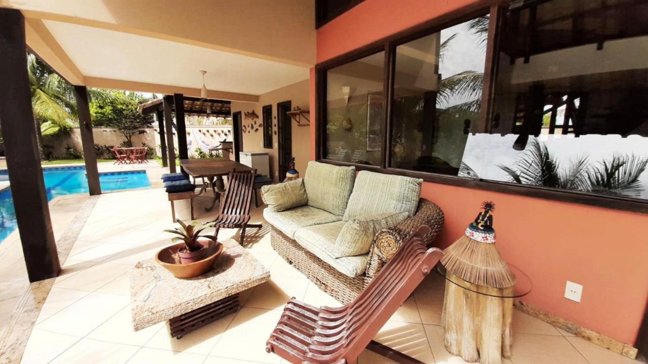 Casa Com Vista Para O Mar De Taperapuan Porto Seguro Eksteriør billede