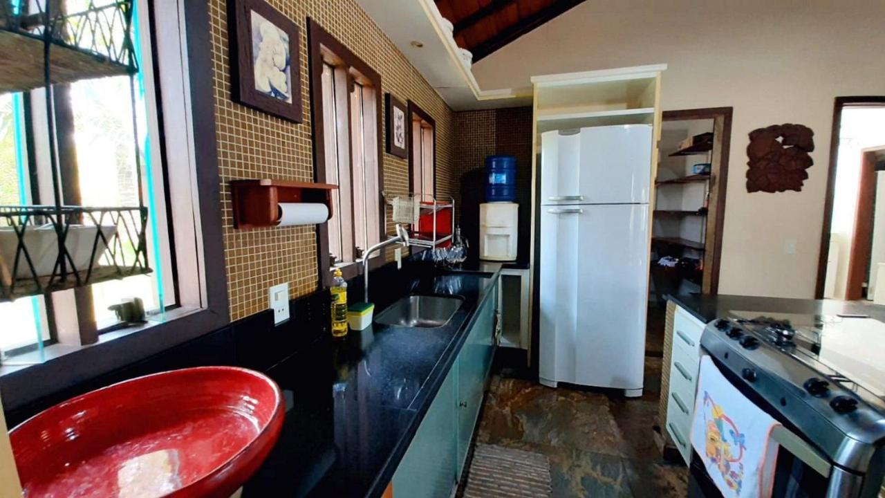Casa Com Vista Para O Mar De Taperapuan Porto Seguro Eksteriør billede