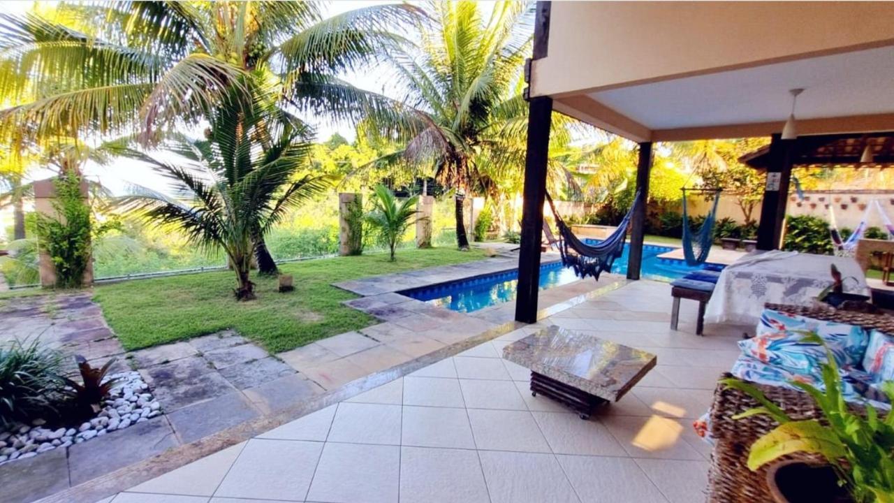Casa Com Vista Para O Mar De Taperapuan Porto Seguro Eksteriør billede