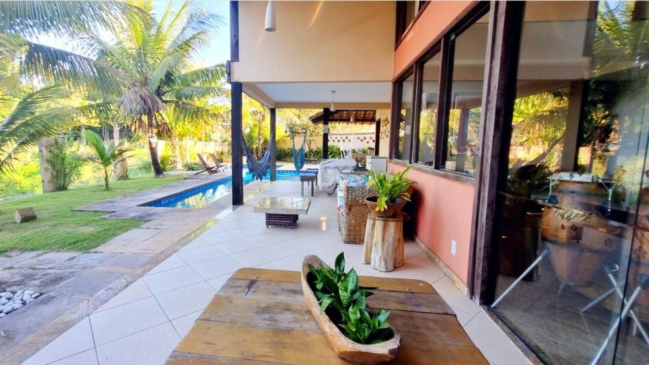Casa Com Vista Para O Mar De Taperapuan Porto Seguro Eksteriør billede